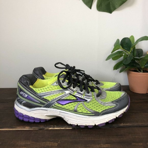 Brooks Shoes - Brooks Adrenaline GTS 13 Green Purple Women's 6.5